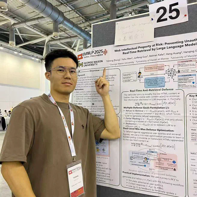 Attended EMNLP 2025 in Suzhou, China