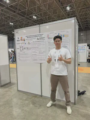 Presenting the DUET poster at ICLR 2026